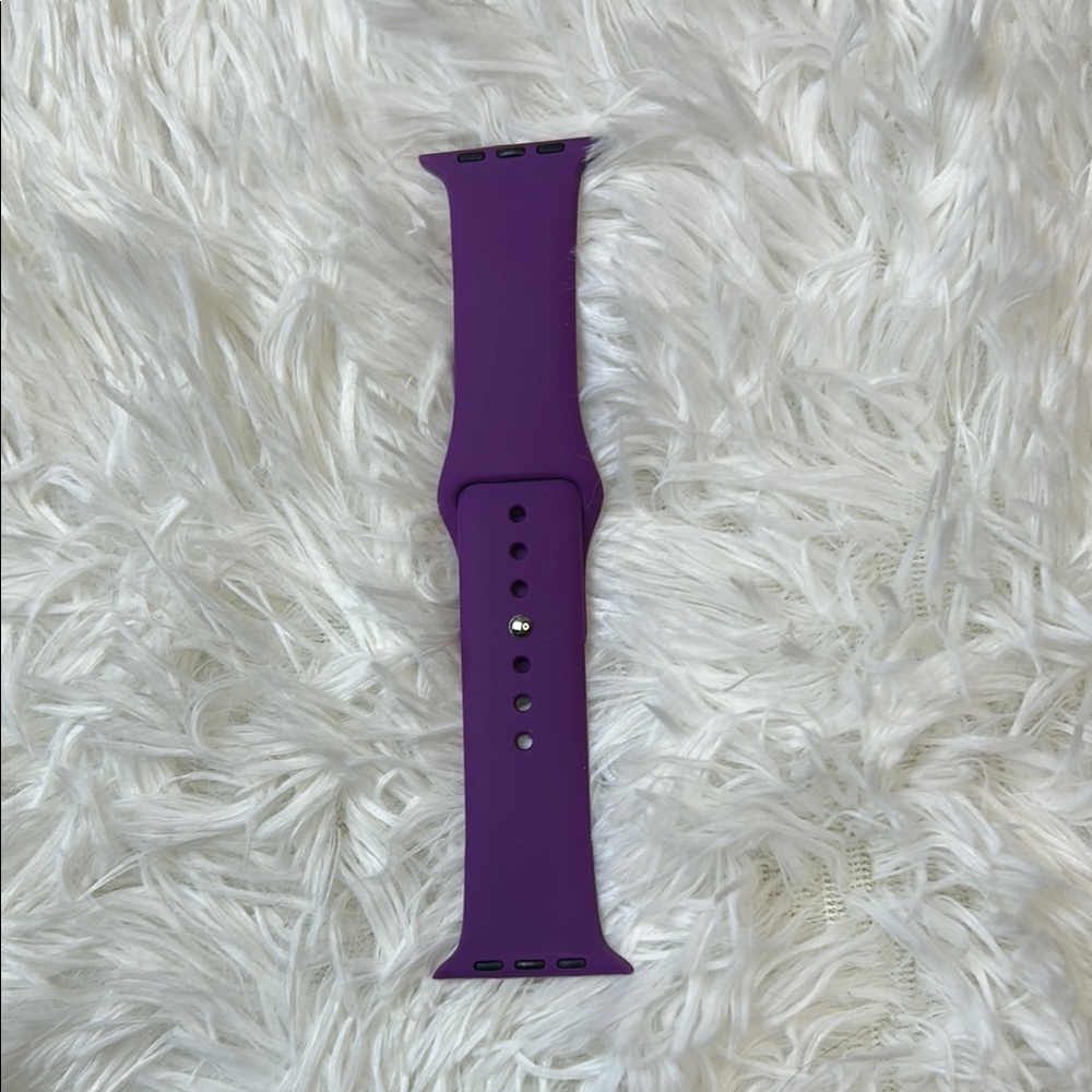 Purple Silicone Watch Band 42/44 mm